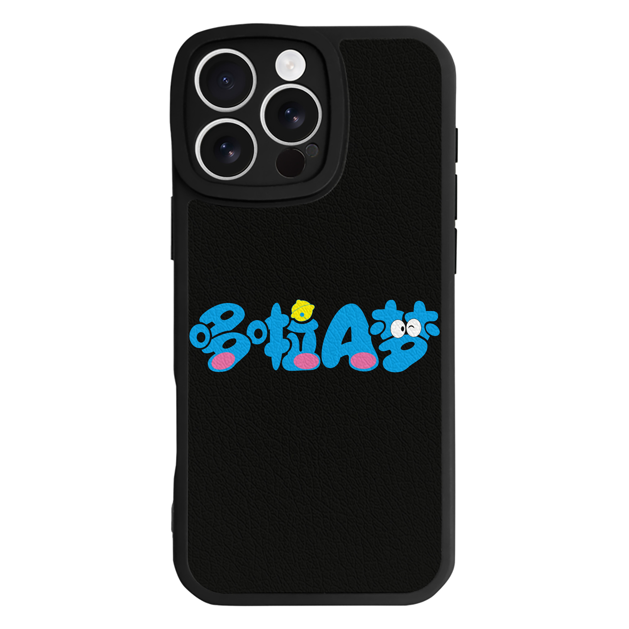 （画像用） ドラえもん Doraemon 【iPhone 16シリーズ対応】シリコンスマホケース（レザー調） 材質：シリコン
